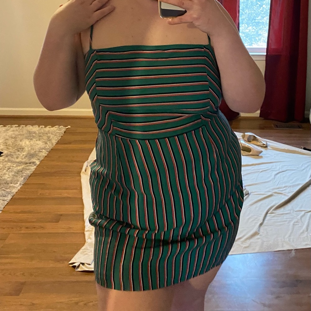 Stripped Mini Dress